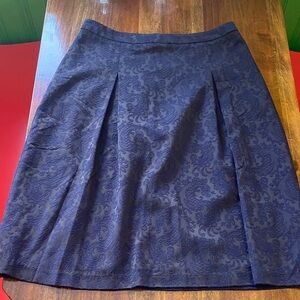 Clements Ribeiro Chic Blue A-Line Skirt